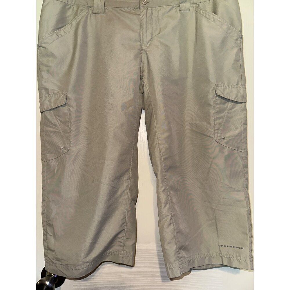 Columbia Omni-Shade Tan‎ Capri Pants Size 10 - Picture 4 of 14